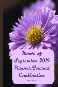 Month of September 2019 Planner/Journal Combination