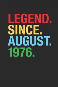 Legend Since August 1976