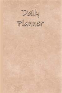 Daily Planner: ADD ADHD Planner for Students 6x9 Peach Chalkboard Textured Cover