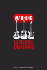 Guitar Tablature Notebook