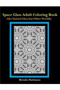 Space Glass Adult Coloring Book