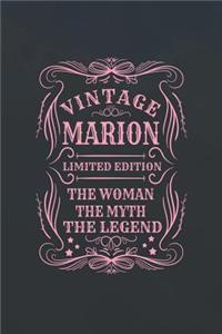 Vintage Marion Limited Edition the Woman the Myth the Legend