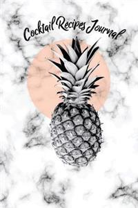 Cocktail Recipes Journal