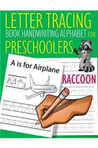 Letter Tracing Book Handwriting Alphabet for Preschoolers Raccoon