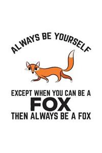 Always Be Yourself Except When You Can Be A Fox