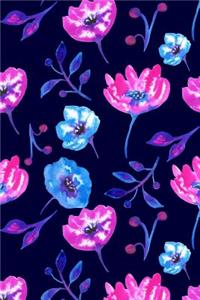 Blue Pink Florals