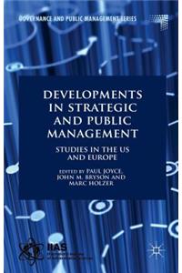 Developments in Strategic and Public Management