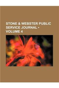 Stone & Webster Public Service Journal (Volume 4)