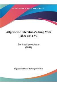 Allgemeine Literatur-Zeitung Vom Jahre 1844 V3