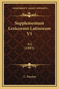 Supplementum Lexicorum Latinorum V1