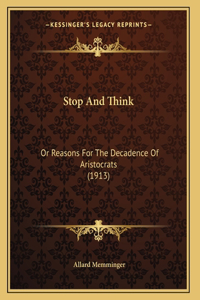 Stop And Think