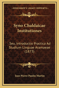 Syno Chaldaicae Institutiones
