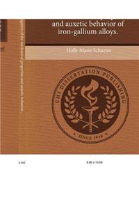 Experimental Investigation of the Mechanical Properties and Auxetic Behavior of Iron-Gallium Alloys