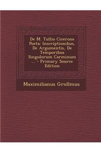 de M. Tullio Cicerone Poeta