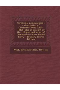 Circleville Reminisences