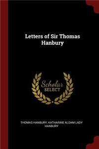 Letters of Sir Thomas Hanbury