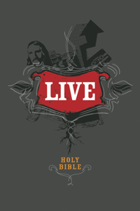 Live-NLT: New Living Translation Charcoal Sketch TuTone LeatherLike