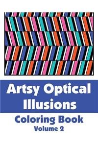 Artsy Optical Illusions Coloring Book