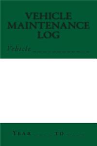 Vehicle Maintenance Log