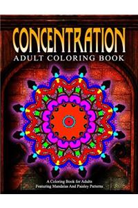 CONCENTRATION ADULT COLORING BOOKS - Vol.11