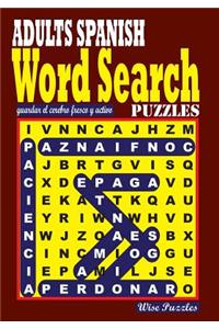 ADULTS SPANISH Word Search Puzzles