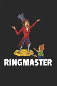 Ringmaster Zirkus Notizbuch