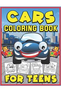 Cars Coloring Book for Teens