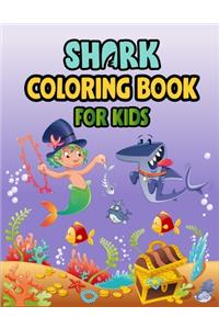 Shark Coloring Book For kids