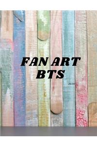Sketchbook for fan art kpop