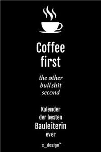 Kalender 2020 für Bauleiter / Bauleiterin