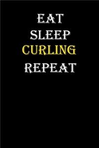 Eat, Sleep, Curling, Repeat Journal
