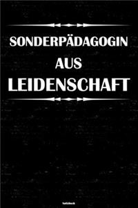 Sonderpädagogin aus Leidenschaft Notizbuch