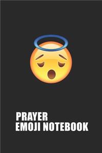 Prayer Emoji Emoticons Notebook Emoji Notebook, Blank Composition Book, Emoji Notebooks for Girls/Boys, Emoji School Supplies Notebook for School / Teacher / Office / Student