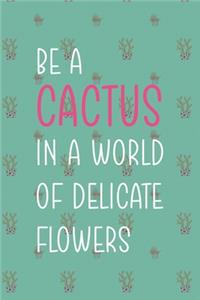 Be Cactus In A World Of Delicate Flowers