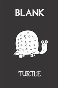 blank turtle: small lined Turtle Notebook / Travel Journal to write in (6'' x 9'') 120 pages