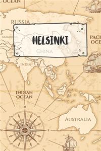 Helsinki: Ruled Travel Diary Notebook or Journey Journal - Lined Trip Pocketbook for Men and Women with Lines