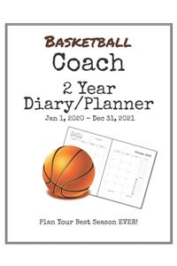 Basketball Coach 2020-2021 Diary Planner