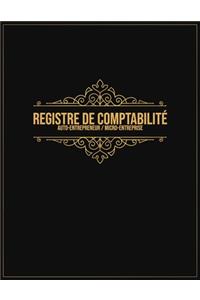 Registre de comptabilité auto-entrepreneur / micro-entreprise