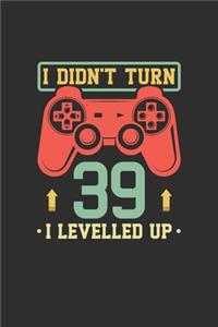 I Didn't Turn 39 I Levelled Up