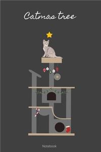 Cat Mas Tree Notebook