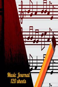 Music Journal 120 sheets