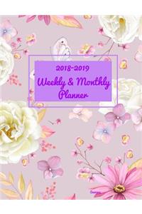 Anemone 2018 - 2019 Weekly & Monthly Planner