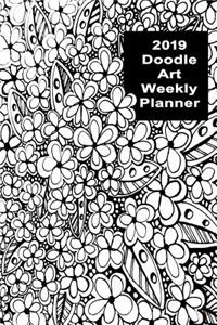 2019 Doodle Art Weekly Planner