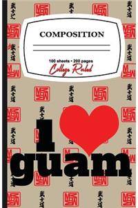 I Guam Composition Notebook