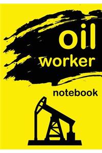 Oil worker notebook