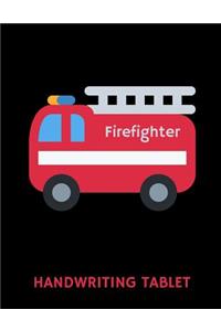 Firefighter Handwriting Tablet