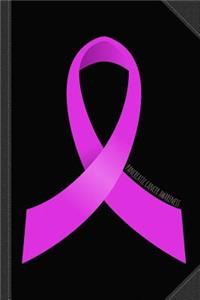 Pancreatic Cancer Awareness Ribbon Journal Notebook