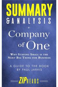 Summary & Analysis of Company of One