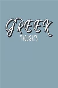 Greek Thoughts