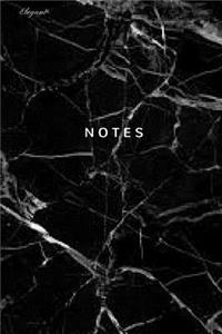 Elegant Notes - (Black) Marble Journal